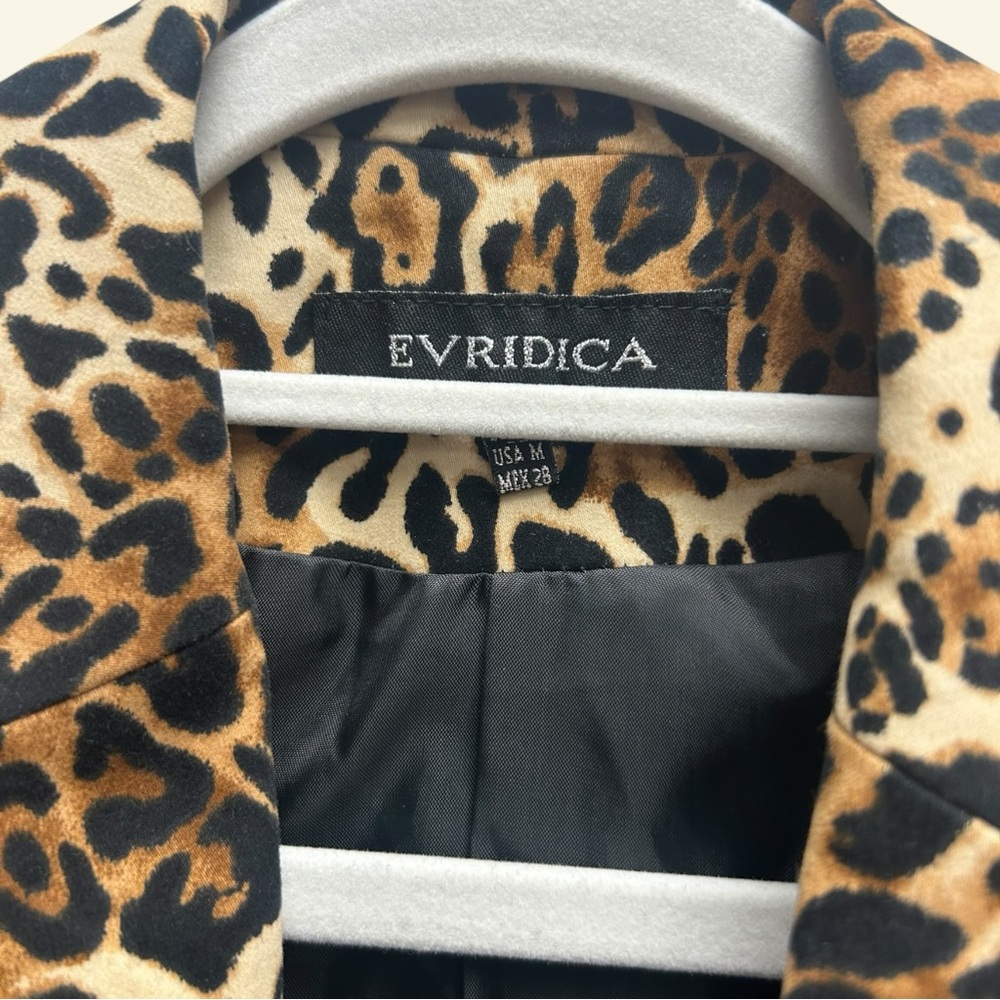 Leopard Print Women's Blazer - Picture 2 of 2